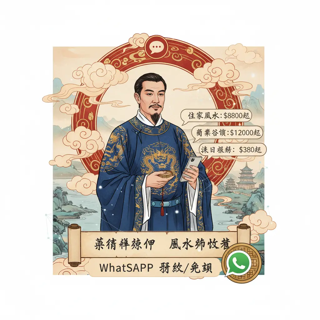 風水師收費WhatsApp - 葉廷鋒師傅