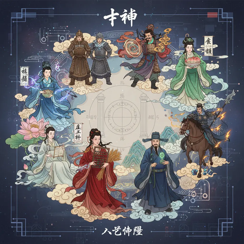 八字命盤 - 十神