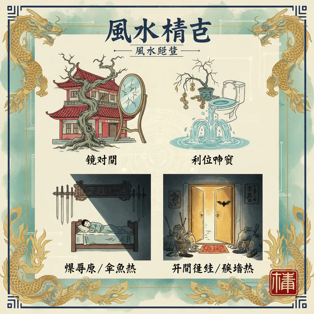 風水擺設 - 風水禁忌