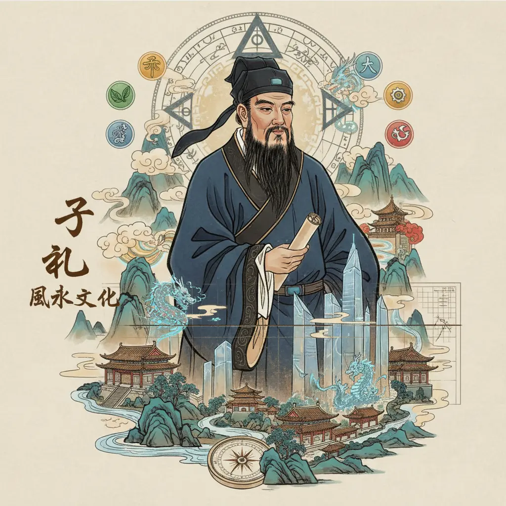 風水文化 - 孔子