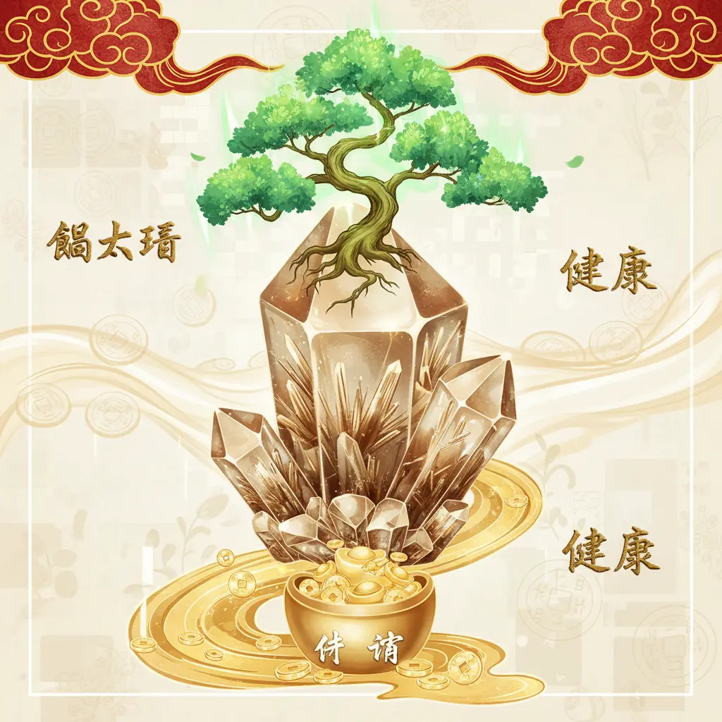 財運健康 - 銅鈦晶
