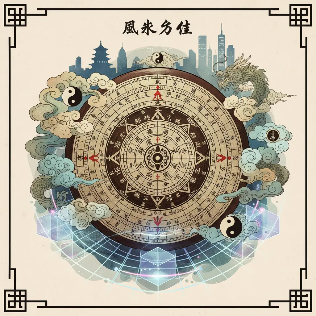 風水方位 - 羅盤