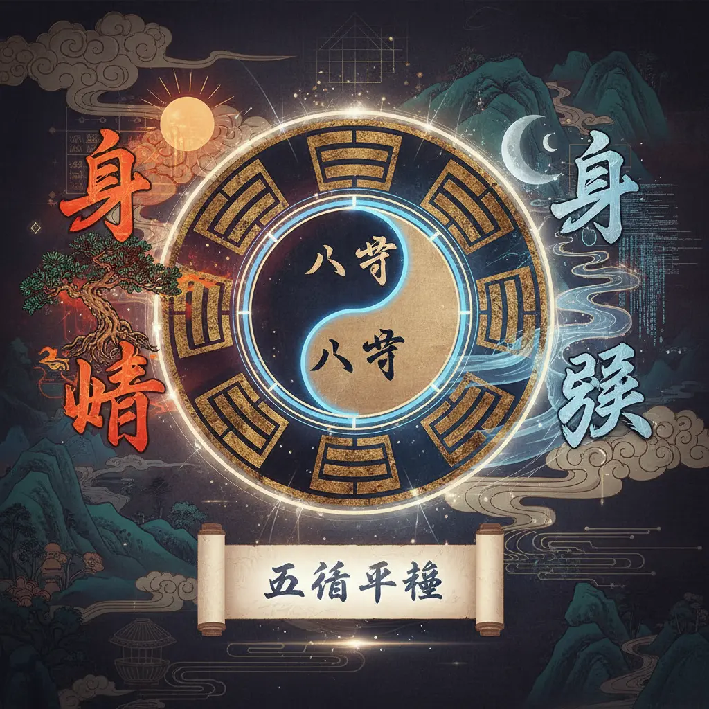 身旺身弱 - 八字