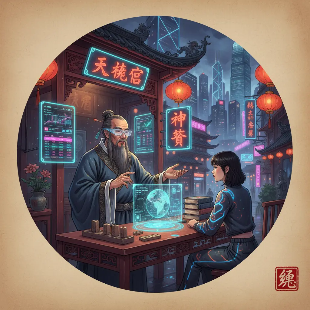 廟街算命 - 算命師