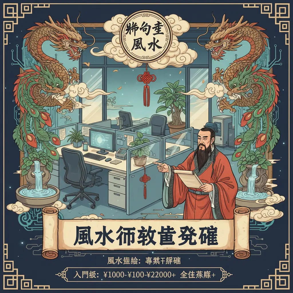 風水師收費範圍 - 辦公室風水