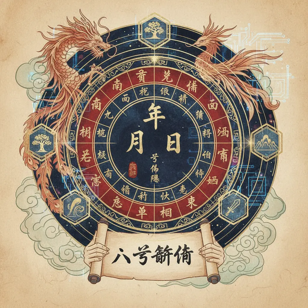 八字算命 - 八字命盤